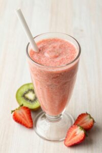 tropical strawberry smoothie delight