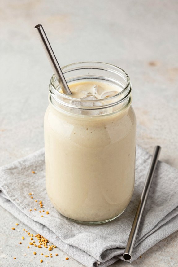 vanilla soy protein smoothie