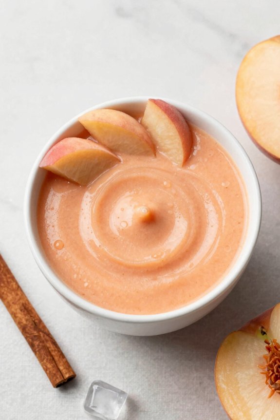 vegan peach smoothie recipe