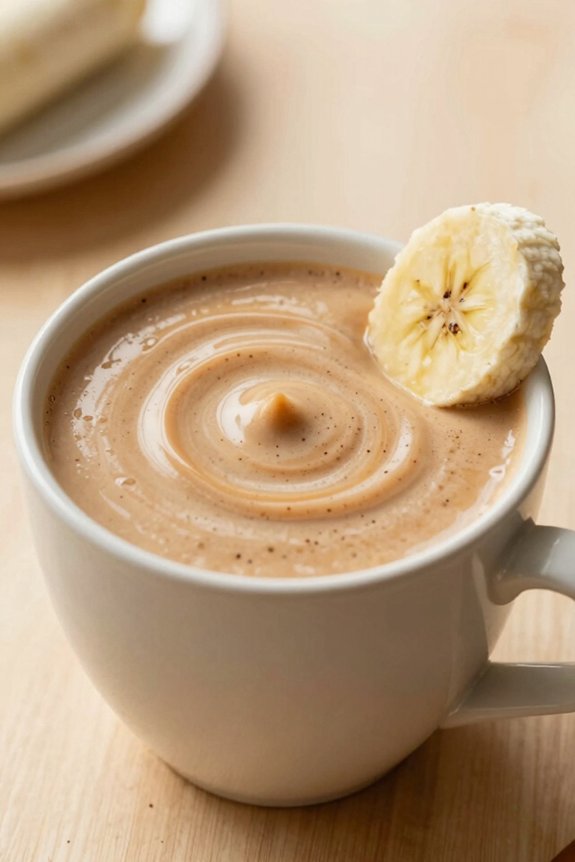 warming banana chai smoothie
